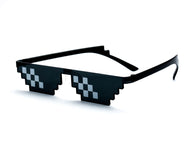 Óculos Thug Life 8 Bit Estilo Pixel Unisex Sunglasses
