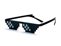 Óculos Thug Life 8 Bit Estilo Pixel Unisex Sunglasses